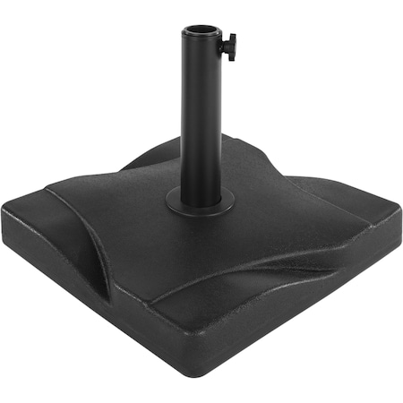 Pure Garden 44lbs Square Umbrella Stand Outdoor Base, Black 50-LG1358